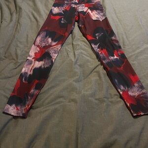 JoyLab Red and Black Patterned Leggings